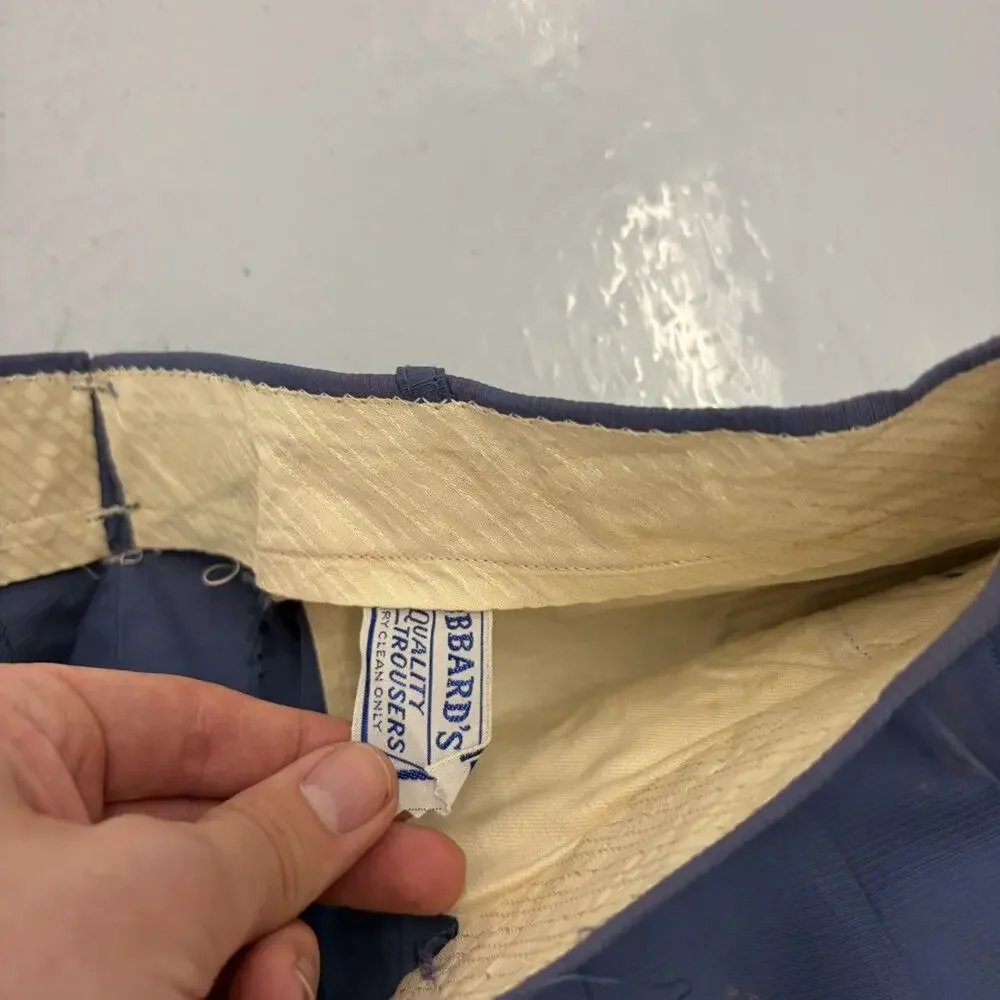 Vintage 50s Hubbard's Cotton/Nylon Seersucker Pants 34x29